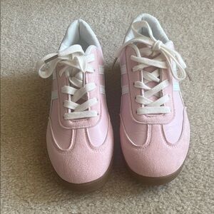 Pink sneakers NWT size 38